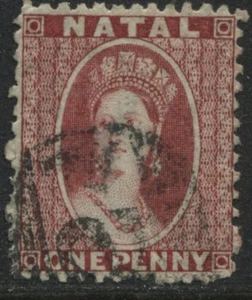Natal QV 1864 1d carmine red used - Picture 1 of 1