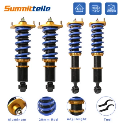 4X Full Coilover Suspension Kit For 1990-2005 Mazda Miata 1996-98 NA NB MX5 Adj. - Image 1 of 4