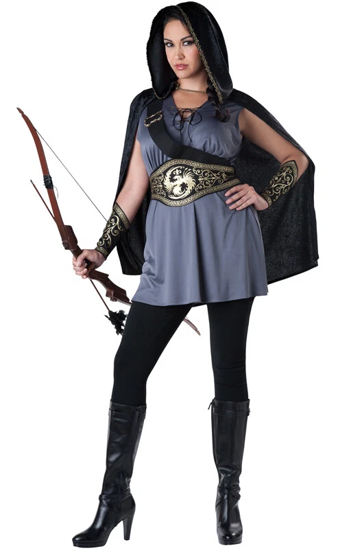 Brand New Huntress Catching Fire Hunger Games Plus Size Costume - Image 1 of 1