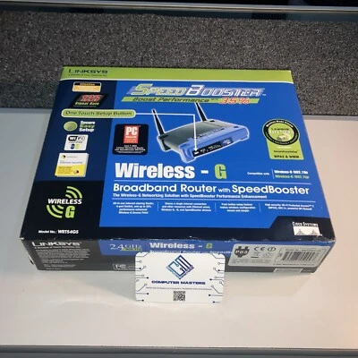 💥Linksys wrt54gs v5 Wireless Router✅UK Stock✅ - Image 1 of 4