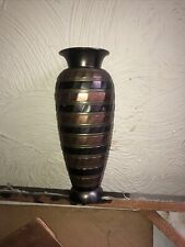 Vintage Metal /Copper Vase Standing About 9.”5”nches