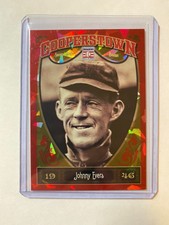 2013 Panini Cooperstown Collection JOHNNY EVERS #9 Red Crystal Shard 339/399