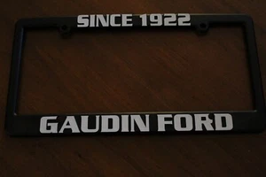 Gaudin Ford Las Vegas Since 1922 License Plate Frame. Plastic. Brand New. - Bild 1 von 2