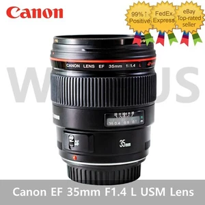 Canon EF 35mm F1.4 L USM Lens for Canon SLR Camera - Tracking - Picture 1 of 3