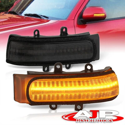 Sequential LED Smoked Side Mirror Signal Light Lamps For 2012-2015 Toyota Tacoma - Image 1 of 4