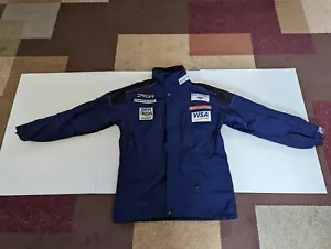 Abrigo Chaqueta Azul US Ski Team Spyder Esquí Nieve XT Pequeño RN 64902 - Imagen 1 de 23