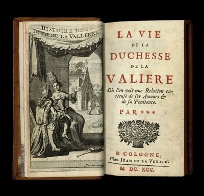 ❤️ 1695 Bussy-Rabutin La vie et les amours de Madame La Vallière Louis XIV Relié - Photo 1/4