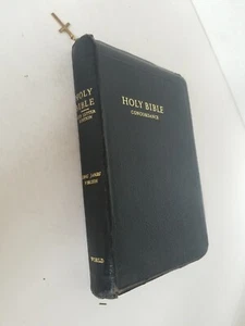 Holy Bible KJV Genuine Leather Red Letter Edition Concordance World Publishing - Picture 1 of 4