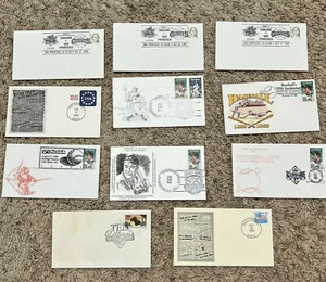 LOT OF 11 BASEBALL COVERS ALL STAR GAME GEHRIG OAKLAND SF 150TH ANNIV. & MORE #2 - Picture 1 of 9