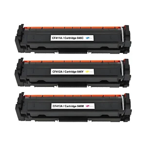 CMY SET CRG-046 Toner per Canon 046 imageCLASS MF733Cdw MF731Cdw LBP654Cdw - Foto 1 di 7