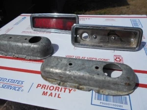 1970 DODGE CORONET RT SUPER BEE SIDE MARKER LIGHTS REAR OEM NICE, 70 CORONET - Picture 1 of 13