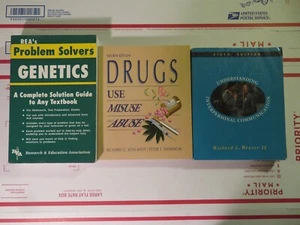 Science Health Book Lot Genetics Drugs Understanding Interpersonal Communication - Bild 1 von 3