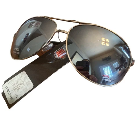 NFL Branded Aviator Sunglasses Denver Broncos Cover