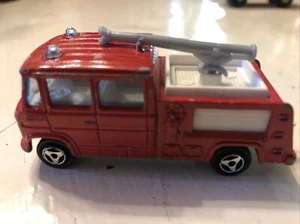 Majorette #258 Pompier Aeroport Feuerwehrauto Mercedes 1:70 Vintage French Toy gebraucht - Bild 1 von 3