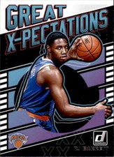 2019-20 Donruss Great X-Pectations #9 RJ BARRETT  New York Knicks 
