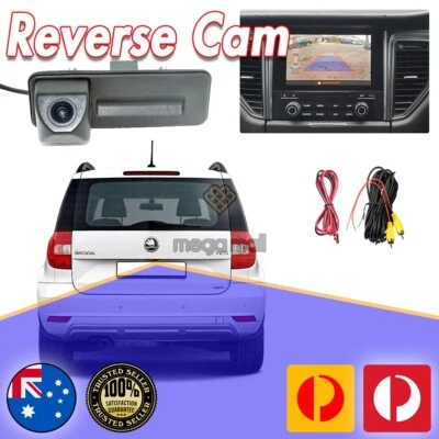 REVERSE CAM For SKODA YETI Handle Backup Camera Fit WITH BOOT SWITCH - Image 1 of 4