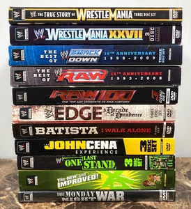 WWE Wrestling DVD 3-Disc Set Lot 11 RAW WrestleMania SmackDown DX Cena Edge - Bild 1 von 11