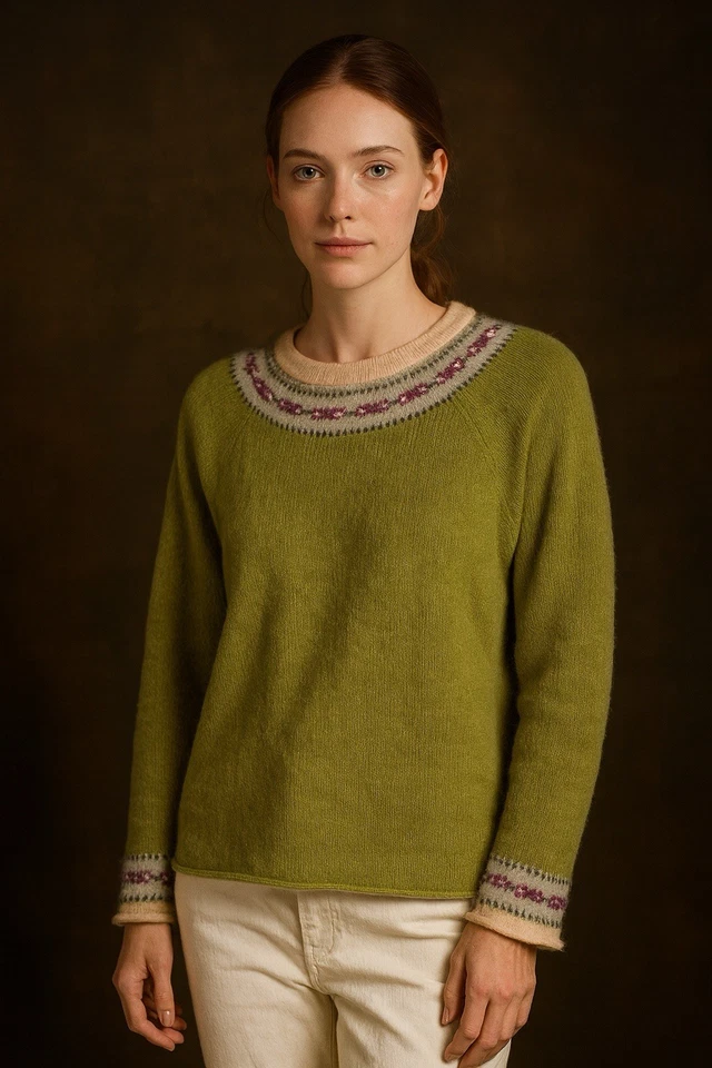 Suéter Pullover Granate Hill Talla Pequeña Nórdica Casa de Campo Núcleo Hada Capricho Foto 1 de 4