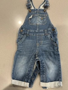 Genuine Kids Oshkosh Medium Wash Blue Denim Softy Stretch Denim Sz 12M - Picture 1 of 7