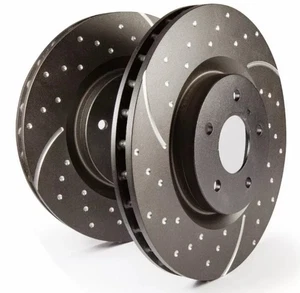 EBC Brake Discs Turbo Groove Rear for Audi A6 (4B, C5) A4 B5 Passat GD1151 - Picture 1 of 2