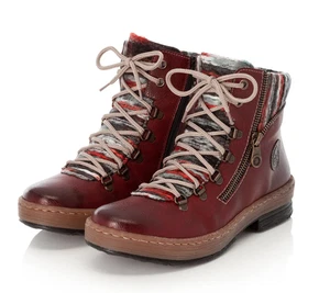 Rieker Women's 8.5 - 9 (EU 40) Z6741 Felicitas Lined Boot in Red - Picture 1 of 7