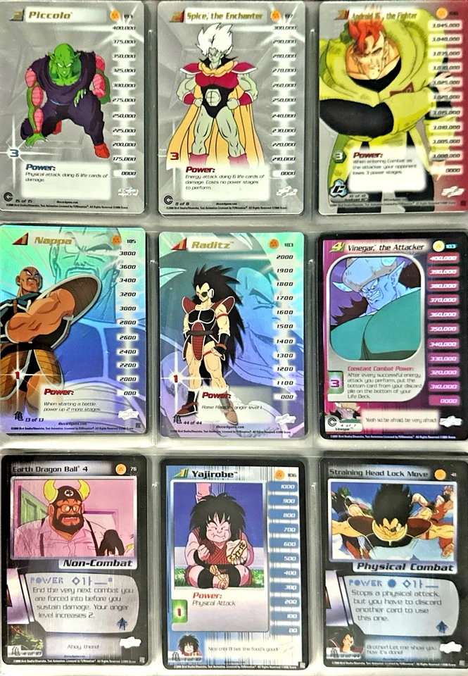 Carpeta vintage Dragon Ball Z CCG | 317 cartas únicas ¡casi como nueva! Foto 1 de 4