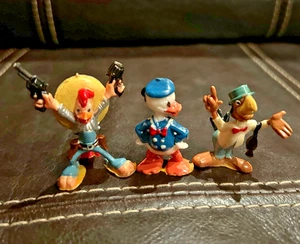 Vintage Marx Miniature Disneykins Three Caballeros-Donald/Panchito/Jose - Picture 1 of 4