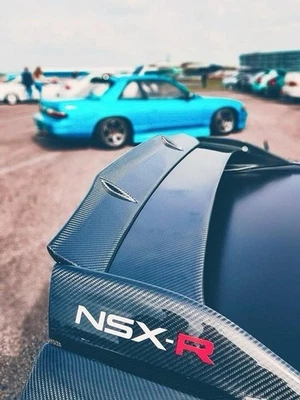 Rowen Style Gurney Flap In Carbon Fiber For Honda / Acura NSX R Wing / Spoiler - Imagen 1 de 4