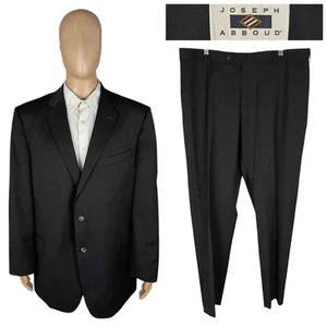 Traje Joseph Abboud Dos Piezas Marzotto Super 120s Gris Sarga Lana 48L Pantalones 38X33 - Imagen 1 de 16