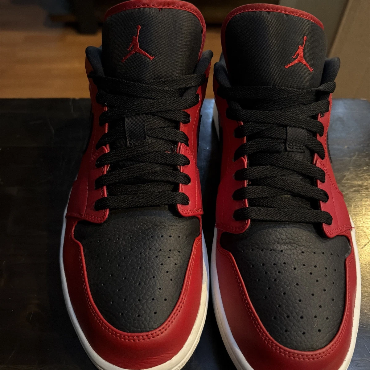 Jordan 1 OG Low Gym Red Black for Sale | Authenticity Guaranteed