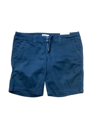 Womens American Eagle Dark Blue Midi Cargo  Shorts Stretch Size 4 NWT - Image 1 of 4