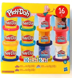 Play-Doh Sparkle and Profumi Varietà Confezione 16 Lattine/Pentole - Foto 1 di 5