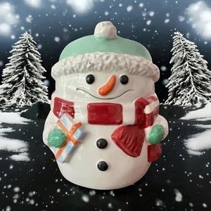 NEU Yankee Candle Schneemann Kerzenhalter Urlaubsdeko Winter Frosty - Bild 1 von 5