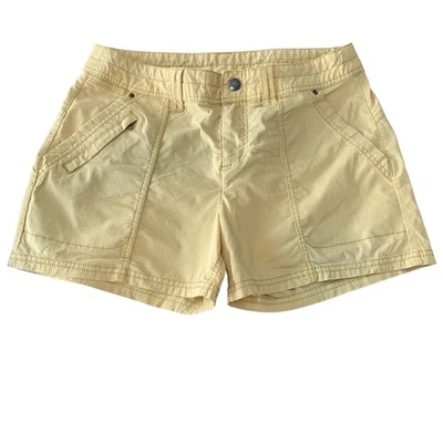 Pantalones Cortos Title Nine Para Mujer Big B Amarillo Senderismo Aire Libre 6 Informales Viaje Vacaciones Foto 1 de 4