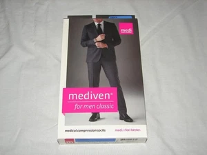Neu Mediven Herren Classic 15-20 mmHg Kniestrümpfe komp. Socken - Größe VI - C040576 - Bild 1 von 1