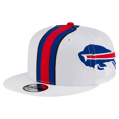 Buffalo Bills New Era 头盔 9FIFTY 平沿帽帽子复古历史 — 第 1/4 张图片