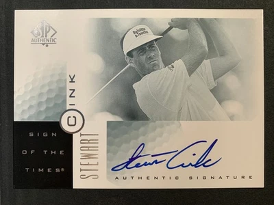 2001 SP Authentic Sign Of The Times SOTT Stewart Cink Auto Autograph - Image 1 of 2