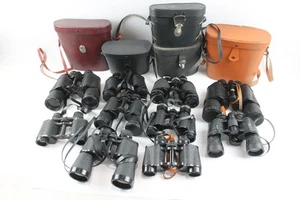 Assorted Vintage Binoculars of Various Brands and Magnifications Job Lot - Picture 1 of 6