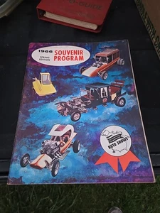 Programma souvenir vintage 1966 campionato internazionale auto show  - Foto 1 di 7