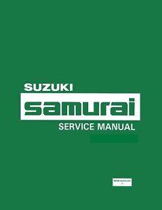 Suzuki Samurai 1985-1995 Maintenance/Service  Manual (English)