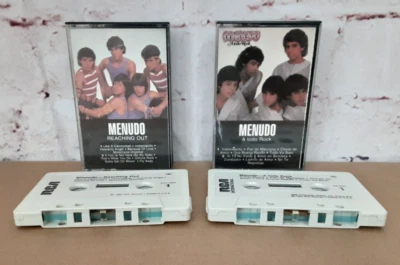 MENUDO Todo Rock VINTAGE 1983 CASSETTE TAPE 1984 Reaching Out RCA Roy Ricky Ray - Image 1 of 4