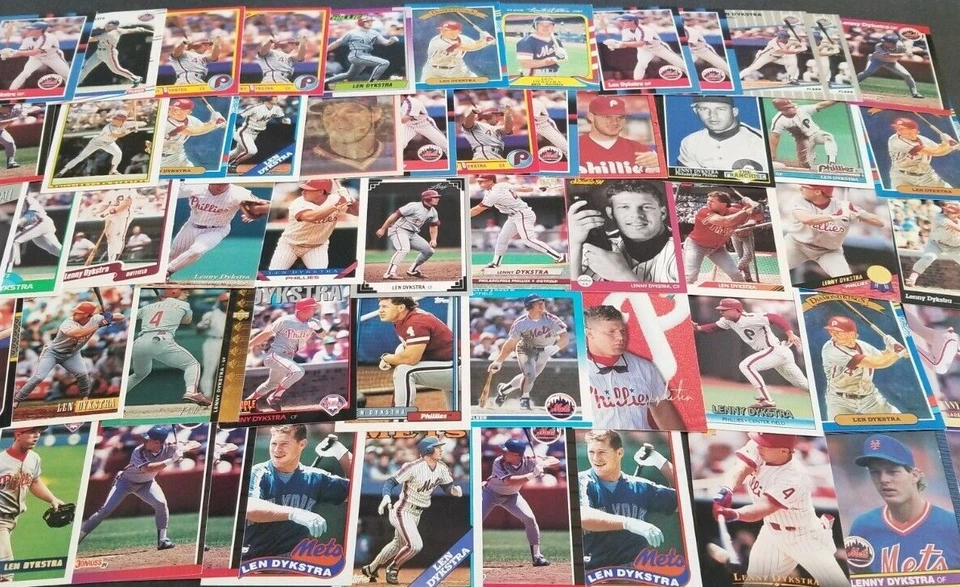 LENNY DYKSTRA YOU PICK FAN COLLECTION .99 UNLIMITED SHIPPING HIGH GRADE CARDS - Image 1 of 1