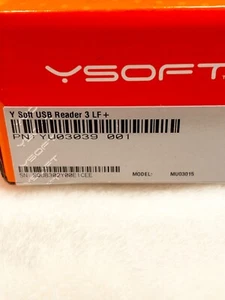 NEU YSOFT Y SOFT USB LESER 3 LF + MU03015 YU03039 001 NUR EINHEIT - Bild 1 von 4