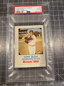 1975 HOSTESS TWINKIES HAND-CUT PANEL #20 TONY OLIVA MINNESOTA TWINS PSA 4 VG/EX - Picture 1 of 2