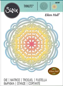 New Retired Sizzix Thinlits Heart Mandala die #665587 Retail $19.99 Eileen Hull - Picture 1 of 12