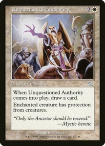 Unquestioned Authority - Judgment - Magic the Gathering MTG - Picture 1 of 1