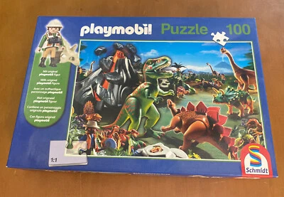 Schmidt Playmobil 100 шт. головоломка динозавров (пропавшая фигурка) - Изображение 1 из 4