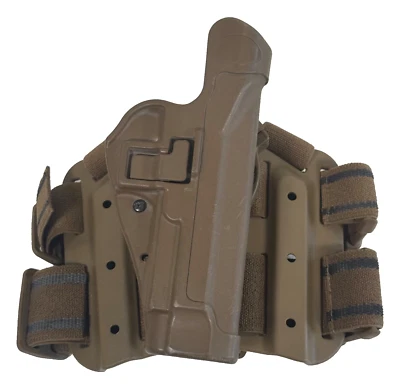 Blackhawk C1370 Drop Leg Holster Beretta 92/96 2100534 Brown w/Quick Disconnect - Image 1 of 4