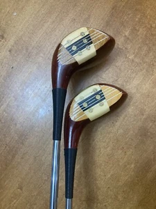 RARE “The Cleveland Classic” RC85 (Roger Cleveland 1985) Persimmon #3 & #4 Woods - Picture 1 of 8
