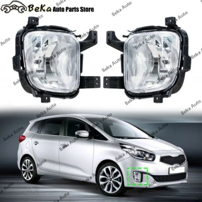 Pair For Kia Carens Rondo 2013 2014 2015 2016 Left & Right Front Bumper Fog Lamp - Image 1 of 4